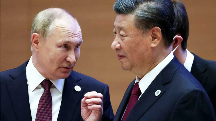 Chinese leader Xi Jinping meets with Russian president Vladimar Putin as world looks on